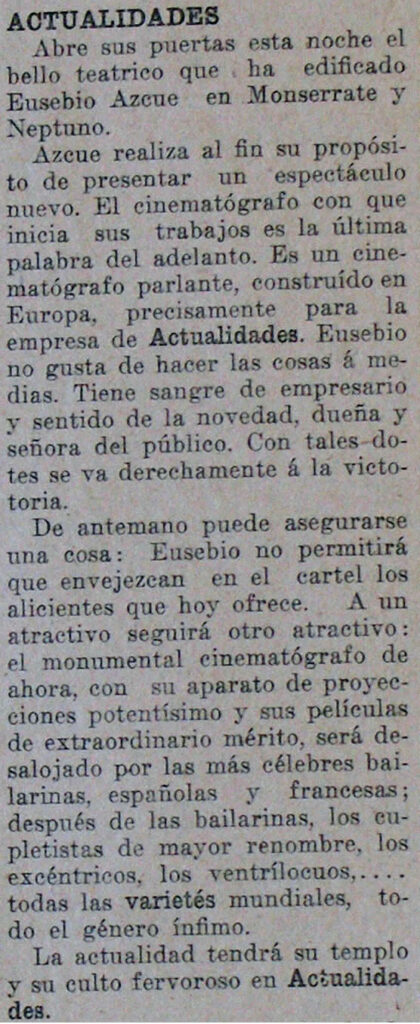 EXIT. Atlas de los cines habaneros